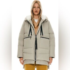 Orolay 092 Classics Women's Thickened Down Jacket #color_Tofu   SIZE XS